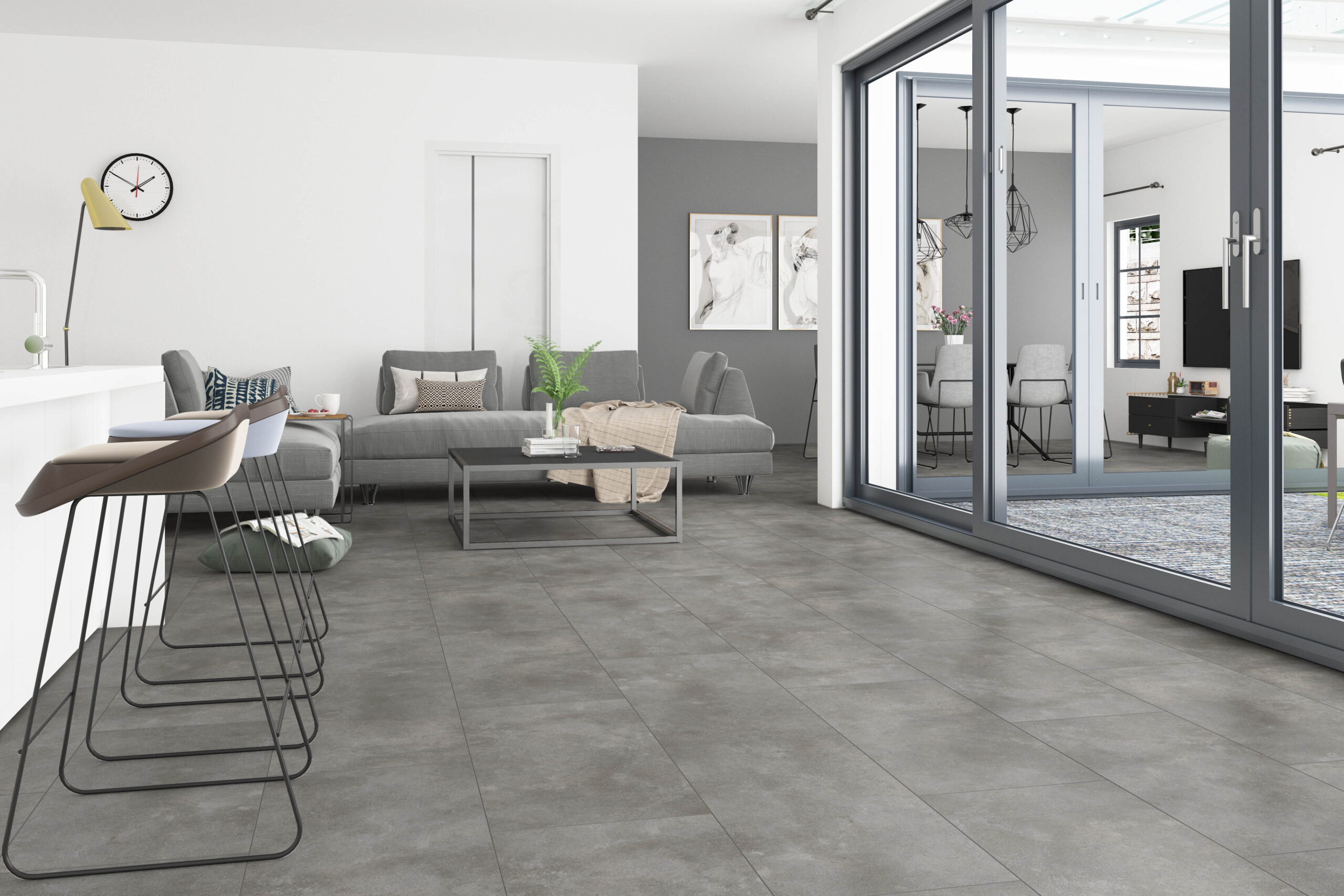 Grande 4502 (dryback) Concrete Grey - Afbeelding 2